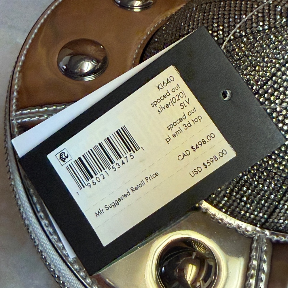 Kate Spade Spaced Out Embellished Metallic 3D UFO Top Handle Bag - Picture 9 of 9